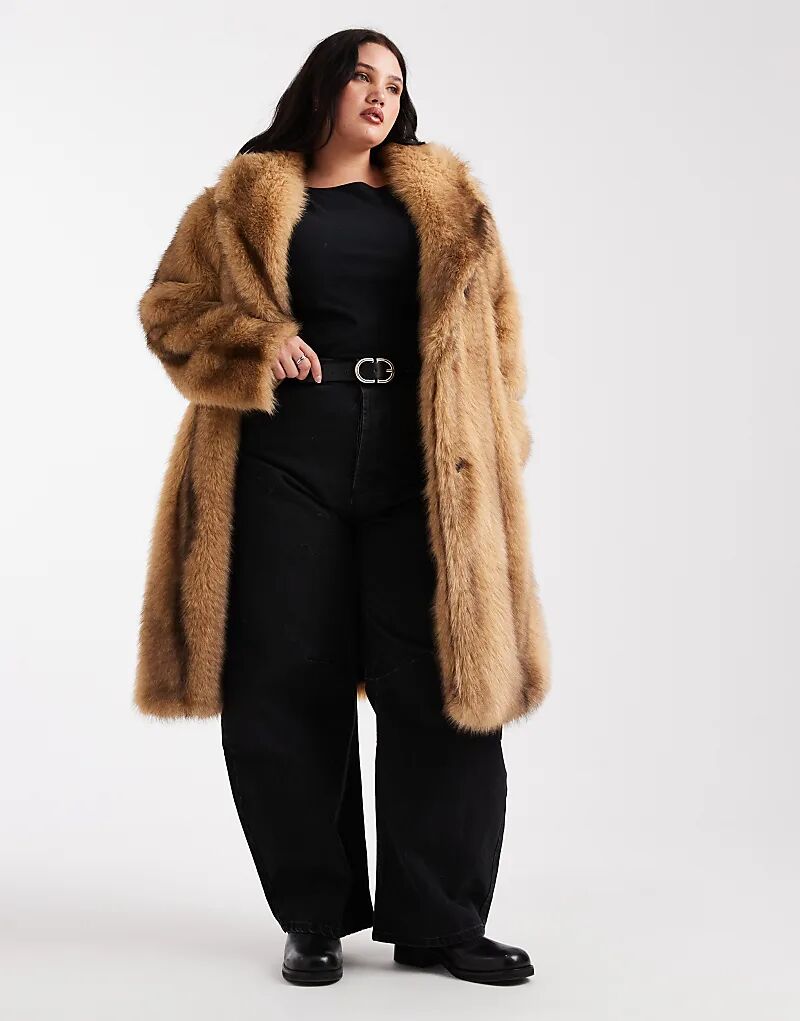 Искусственное пальто миди ASOS DESIGN Curve в оранжевую полоску
Искусственное пальто миди ASOS DESIGN Curve в оранжевую полоску