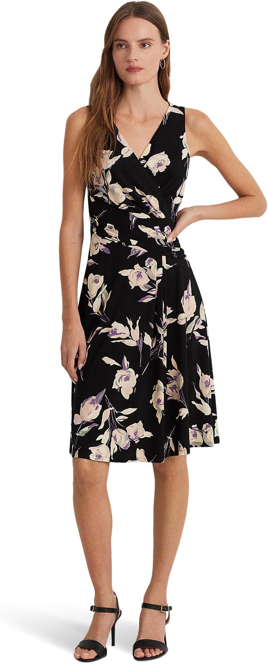 Платье Lauren Ralph Lauren Floral Surplice Jersey Sleeveless Dress, цвет Black/Cream Multi
Платье Lauren Ralph Lauren Floral Surplice Jersey Sleeveless Dress, цвет Black/Cream Multi