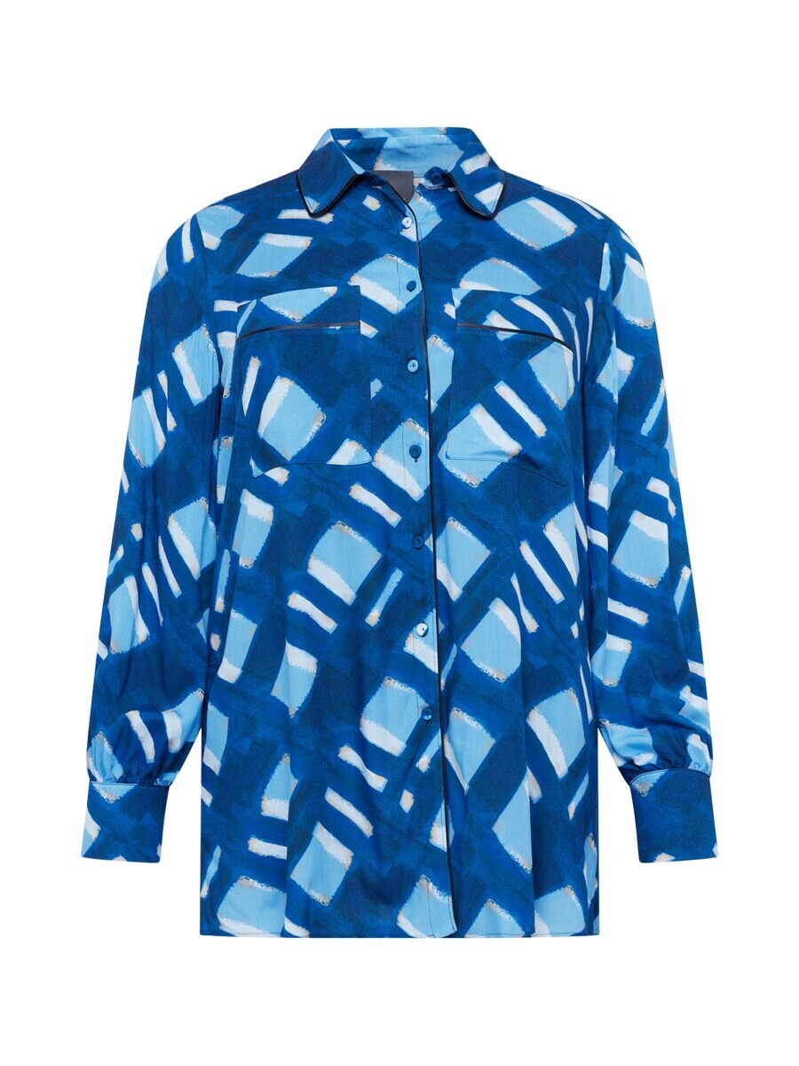 Блуза Persona By Marina Rinaldi GALLIA, синий/голубой 
Блуза Persona By Marina Rinaldi GALLIA, синий/голубой