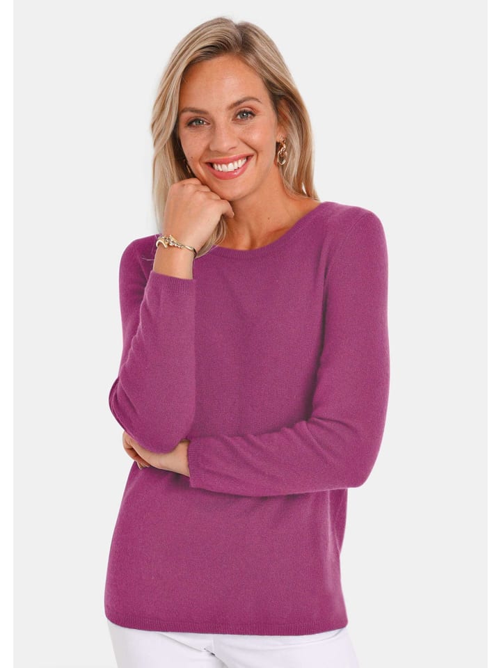 Кашемировый свитер с вырезом-лодочкой в цвете цикламен GOLDNER
Кашемировый свитер с вырезом-лодочкой в цвете цикламен GOLDNER