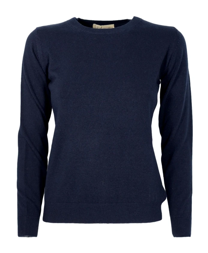 Мягкий кашемировый свитер с круглым вырезом синего цвета. Cashmere Company, синий
Мягкий кашемировый свитер с круглым вырезом синего цвета. Cashmere Company, синий