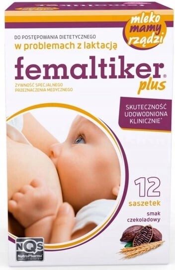 Femaltiker, Plus, пакетики со вкусом шоколада Nutropharma