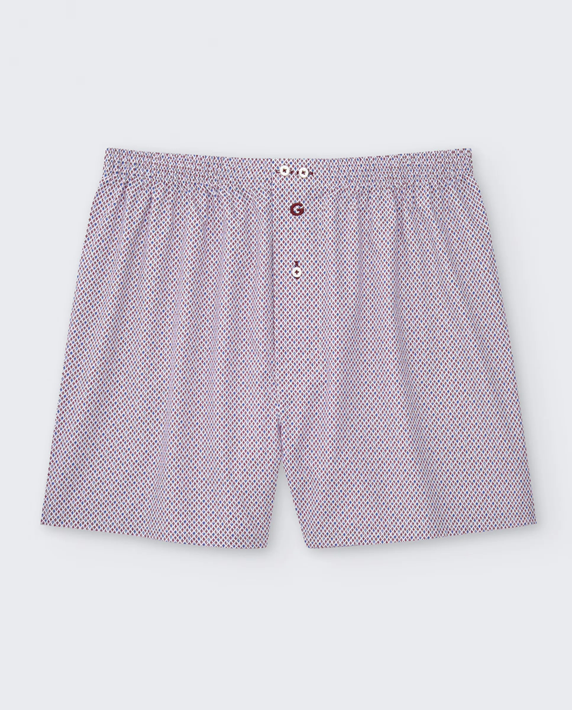 Боксеры из ткани с американской строчкой для мужчин Giulio, гранатовый
Боксеры из ткани с американской строчкой для мужчин Giulio, гранатовый