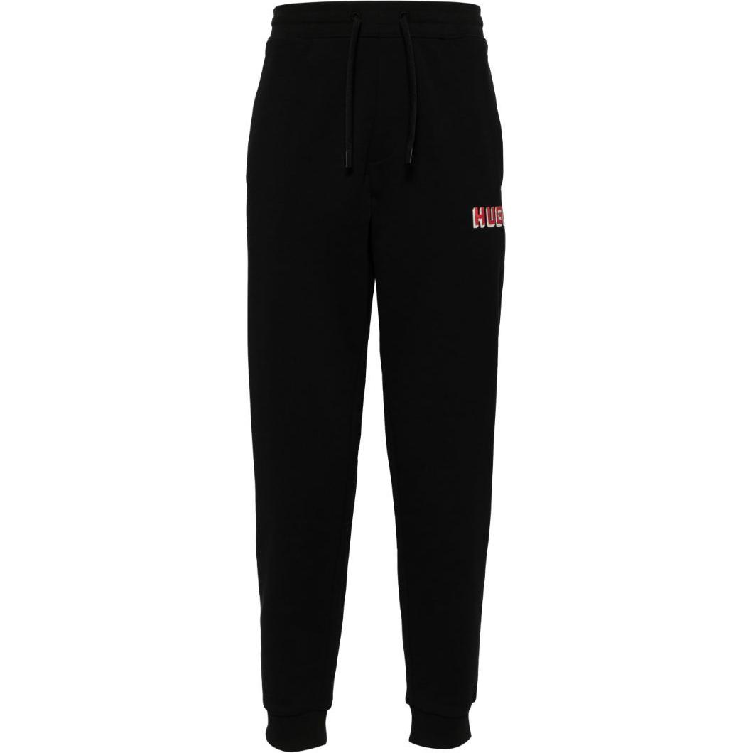 Хлопковые спортивные штаны Hugo с логотипом HUGO BOSS, черный
Хлопковые спортивные штаны Hugo с логотипом HUGO BOSS, черный