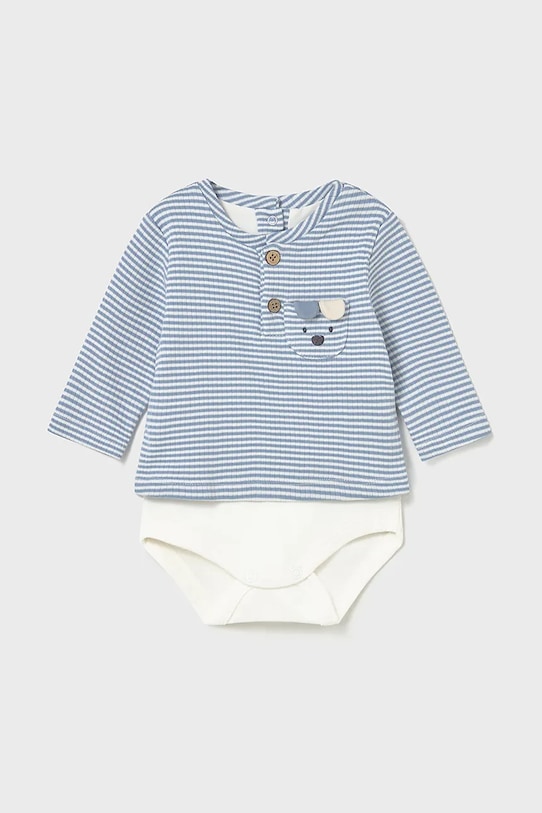 Детский боди Mayoral Newborn, синий 
Детский боди Mayoral Newborn, синий