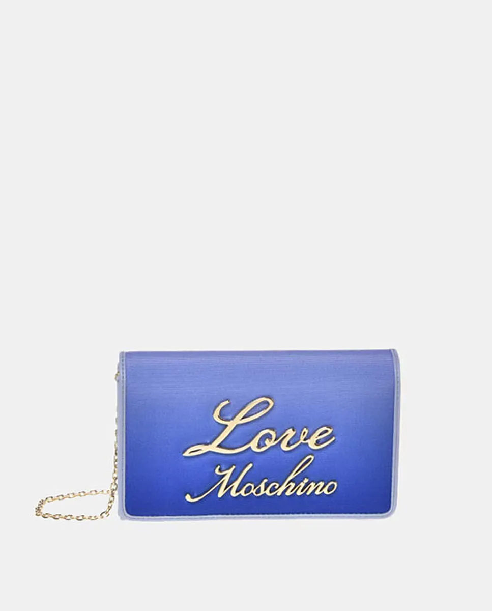 Сумка через плечо с тай-дайком и застежкой на магнитные пуговицы Love Moschino, синий
Сумка через плечо с тай-дайком и застежкой на магнитные пуговицы Love Moschino, синий