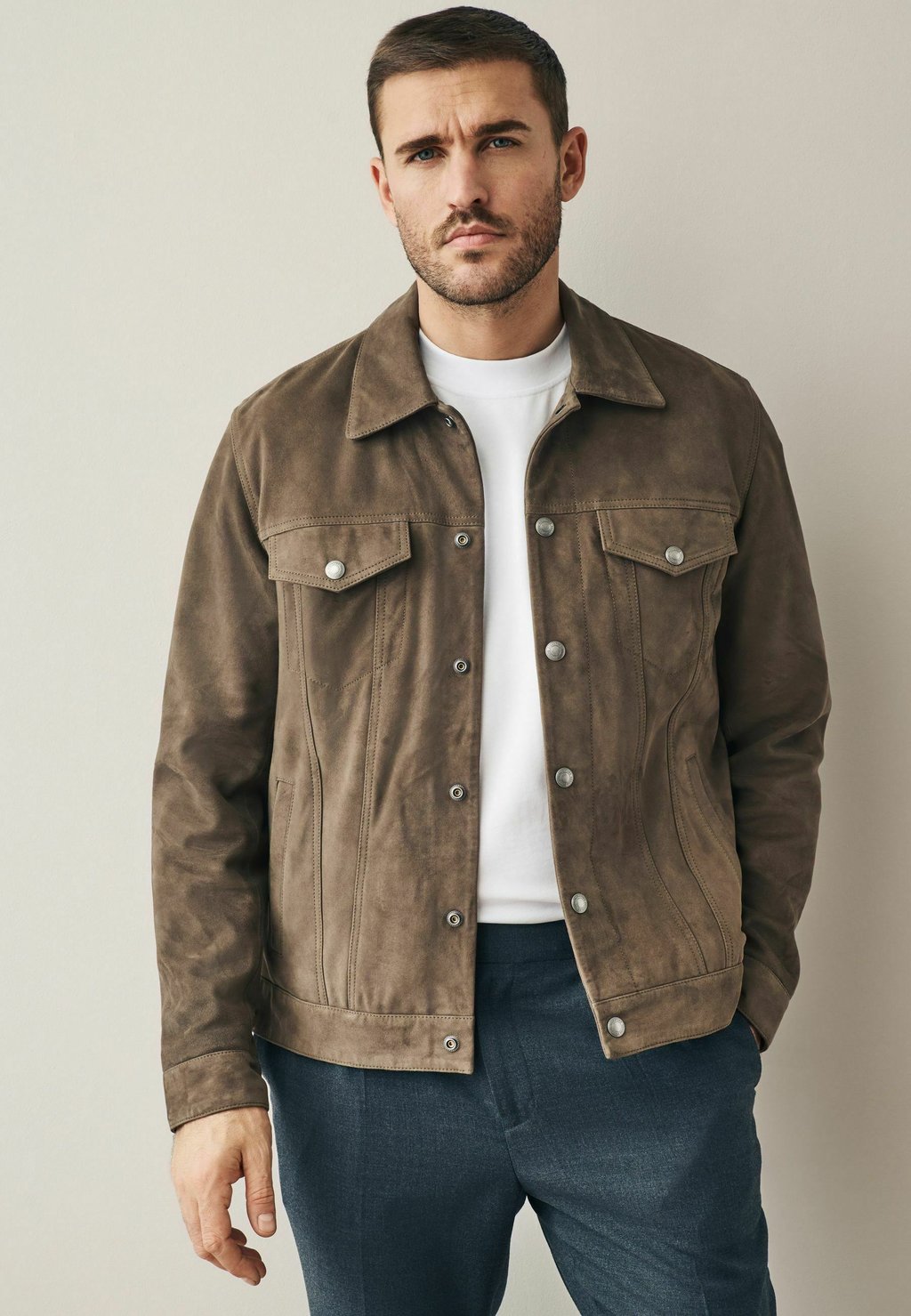 Кожаная куртка Next, коричневый
Кожаная куртка Next, коричневый