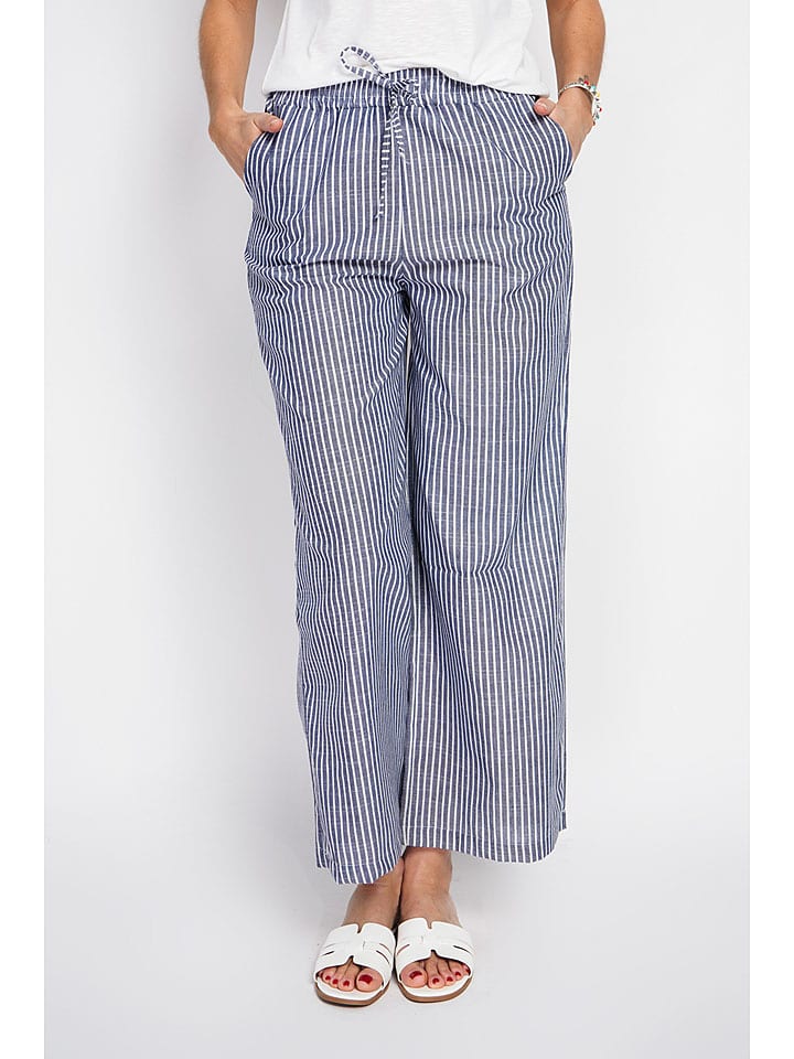 Тканевые брюки William de Faye, темно-синий/белый
Тканевые брюки William de Faye, темно-синий/белый