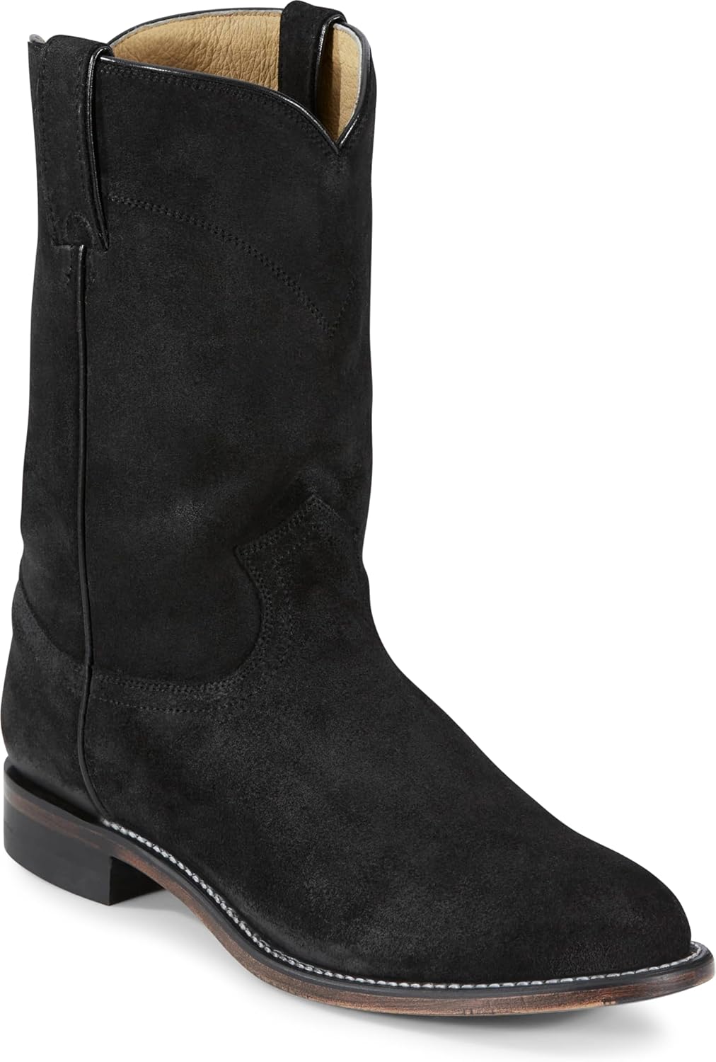 Мужские вестерн-сапоги Justin Wes 10 Suede Roper - прочная обувь для ежедневного комфорта и классического ранчо-стиля, Onyx
Мужские вестерн-сапоги Justin Wes 10 Suede Roper - прочная обувь для ежедневного комфорта и классического ранчо-стиля, Onyx