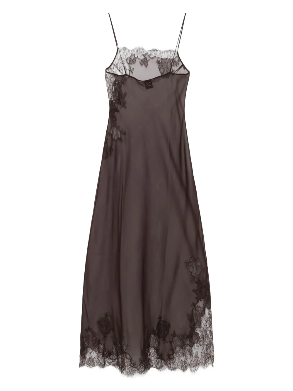 Шелковый халат Carine Gilson, коричневый
Шелковый халат Carine Gilson, коричневый