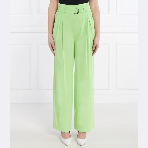Льняные брюки расклешенного кроя Marc Cain, зеленый
Льняные брюки расклешенного кроя Marc Cain, зеленый