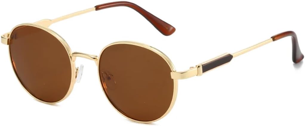 Круглые солнцезащитные очки в винтажном стиле для лета, с металлической оправой, поляризованные, с защитой от УФ-излучения UV400, ретро-стиль, для женщин и мужчин VFDHN, 3792-c4
Круглые солнцезащитные очки в винтажном стиле для лета, с металлической оправой, поляризованные, с защитой от УФ-излучения UV400, ретро-стиль, для женщин и мужчин VFDHN, 3792-c4