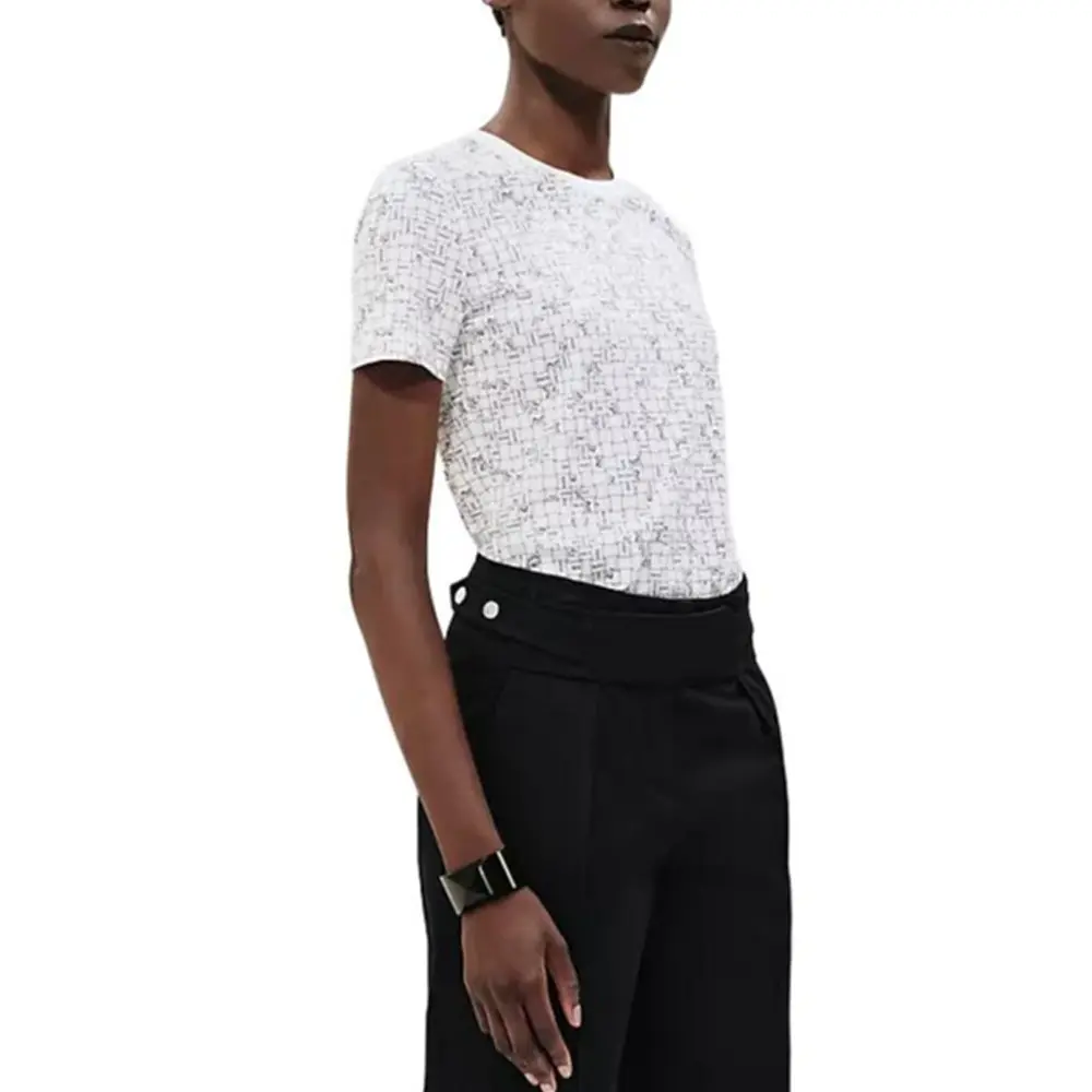 HERMES Футболка женская белая, Белый, HERMES Футболка женская белая
HERMES Футболка женская белая, Белый, HERMES Футболка женская белая