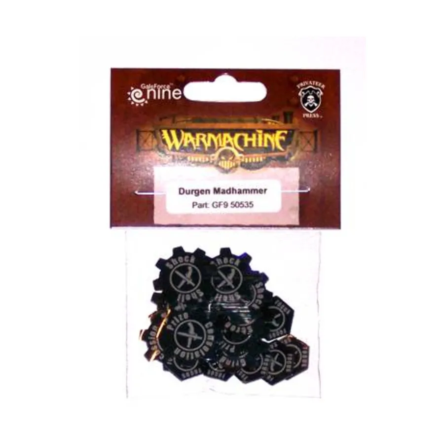 Дурген Безумный Молот, Warmachine - Warcaster Token Sets - Mercenaries (Gale Force Nine)
Дурген Безумный Молот, Warmachine - Warcaster Token Sets - Mercenaries (Gale Force Nine)