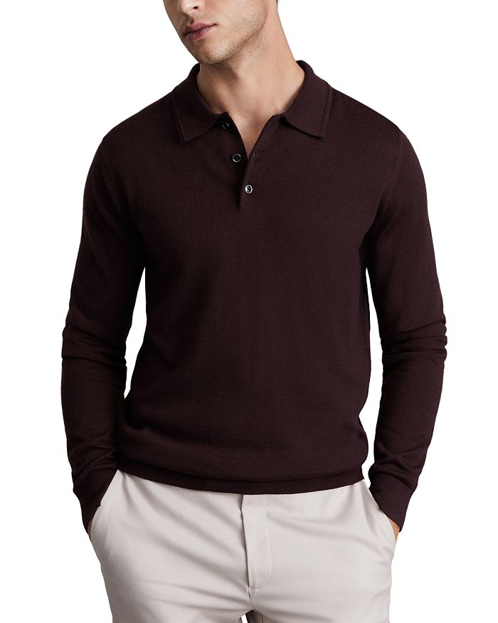 Рубашка поло Trafford Merino Wool Regular Fit с длинным рукавом REISS, красный
Рубашка поло Trafford Merino Wool Regular Fit с длинным рукавом REISS, красный