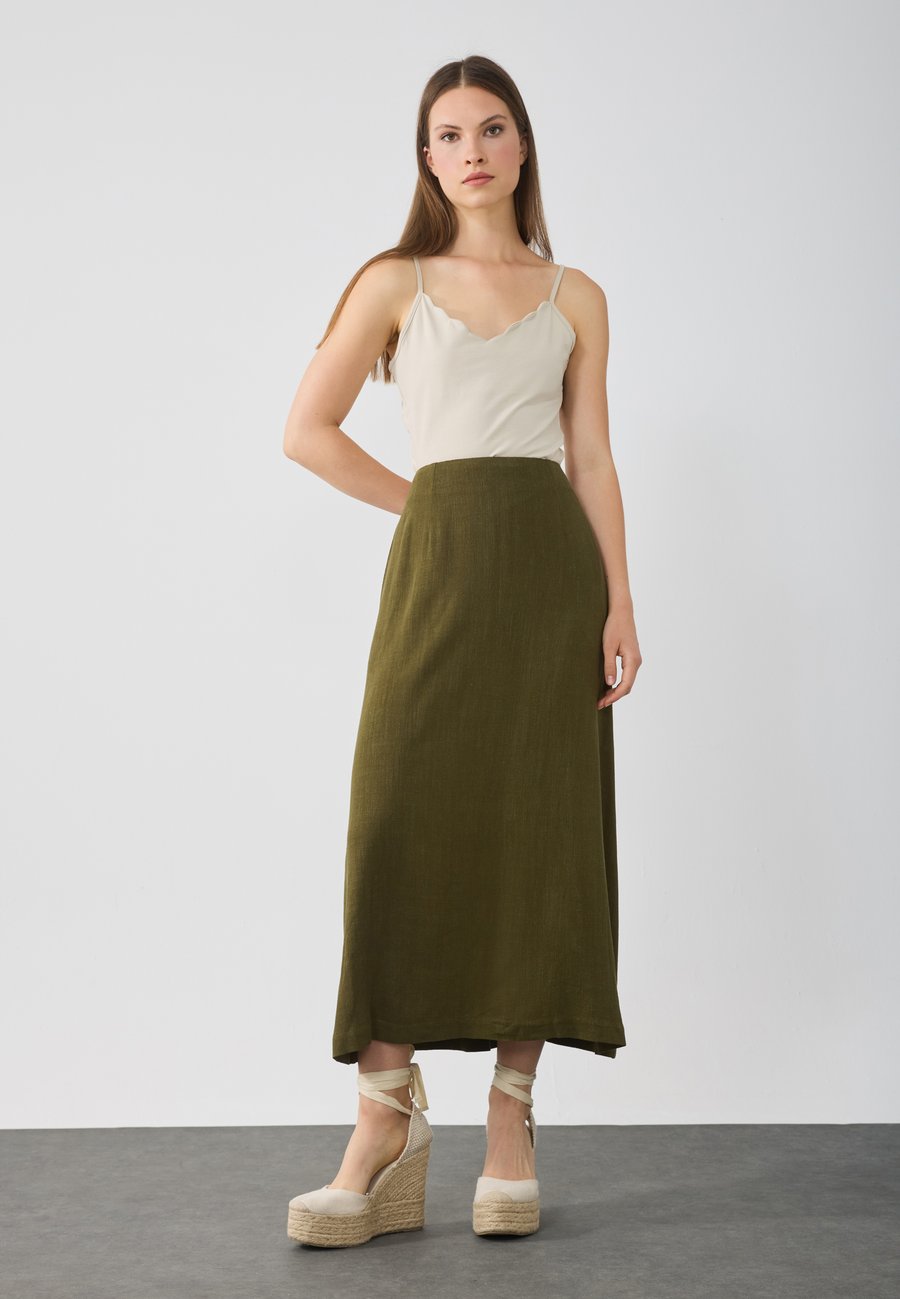 Юбка Anna Field LINEN BLEND MAXI SKIRT, Willow/Green
Юбка Anna Field LINEN BLEND MAXI SKIRT, Willow/Green