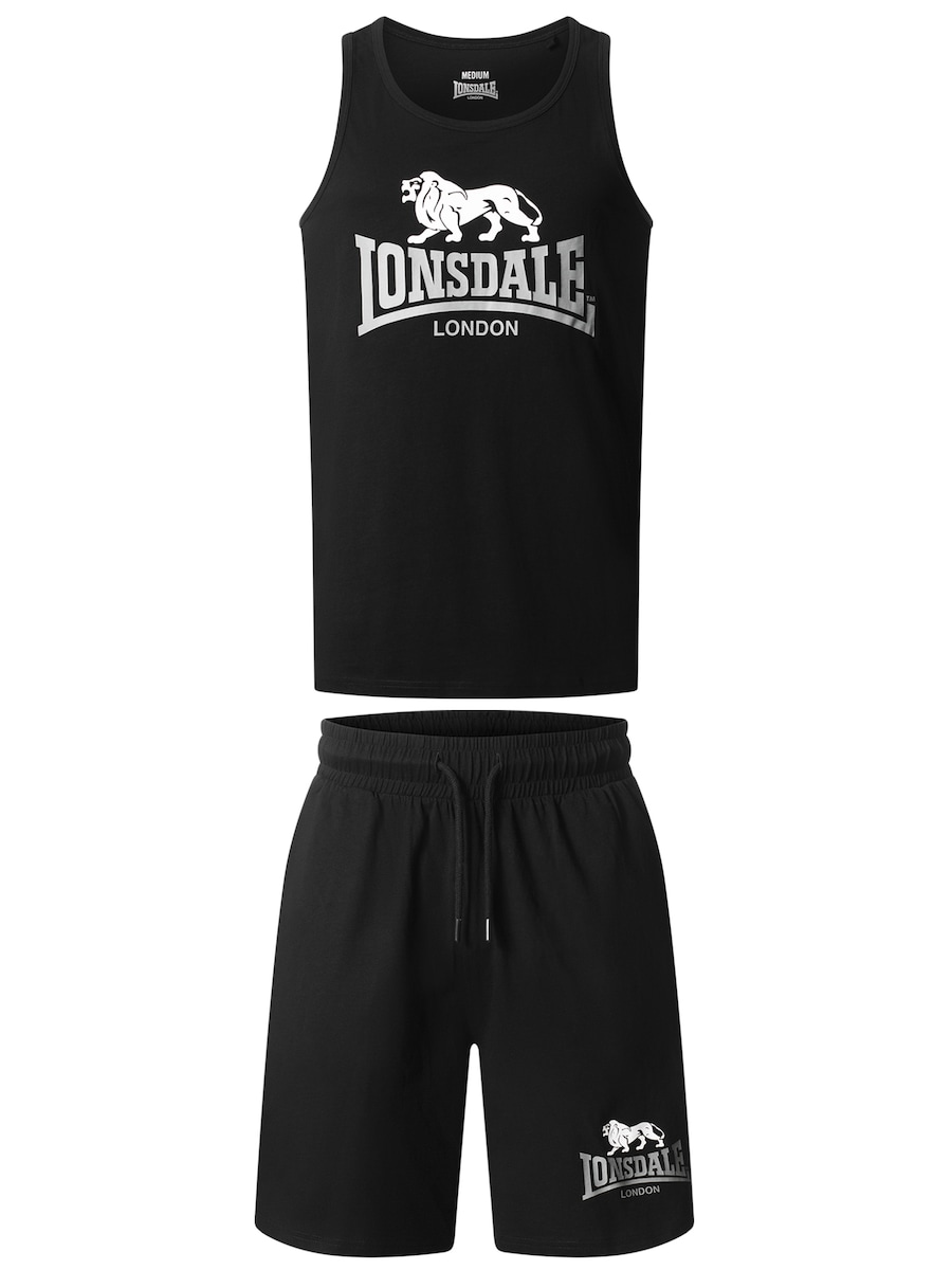 Спортивный костюм LONSDALE Polmood, черный
Спортивный костюм LONSDALE Polmood, черный