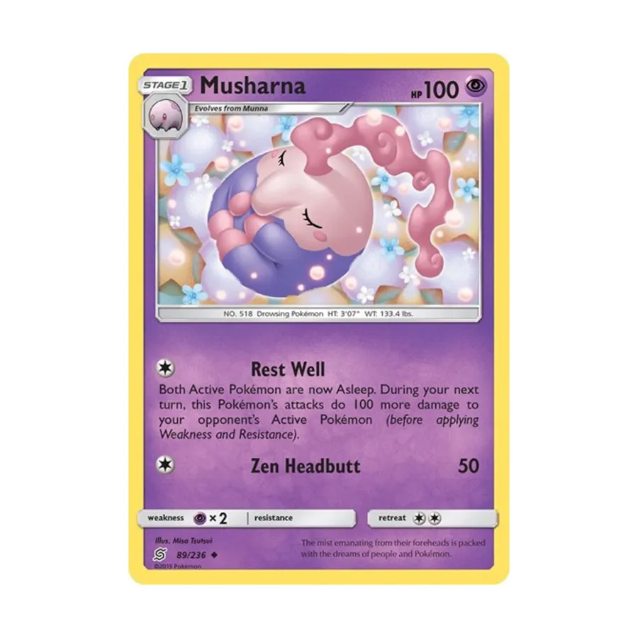 CCG Мушарна (У) № 89/236, Pokemon - SM - Unified Minds - Singles
CCG Мушарна (У) № 89/236, Pokemon - SM - Unified Minds - Singles