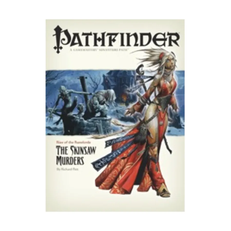 #2 "Rise of the Runelords #2 - The Skinsaw Murders", Pathfinder Roleplaying Game (1st Edition) - Adventure Path #001 - #030, мягкая обложка
#2 "Rise of the Runelords #2 - The Skinsaw Murders", Pathfinder Roleplaying Game (1st Edition) - Adventure Path #001 - #030, мягкая обложка