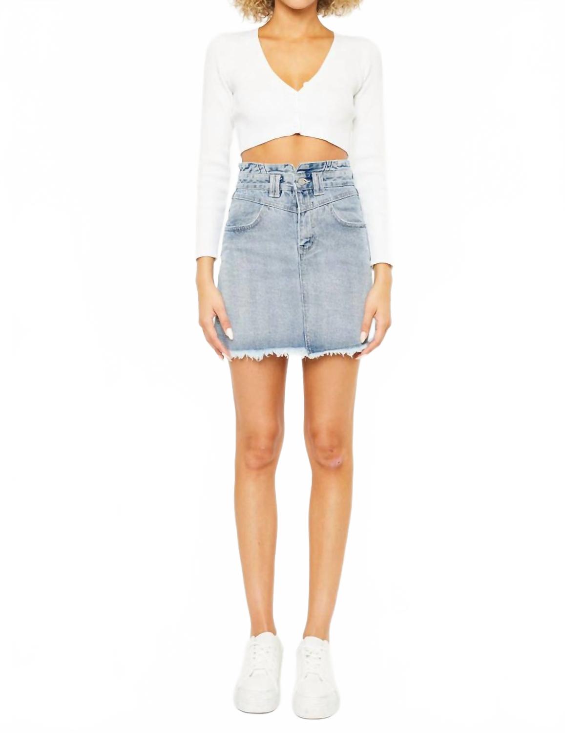 Юбка с высокой талией, светлого оттенка KanCan, light wash
Юбка с высокой талией, светлого оттенка KanCan, light wash