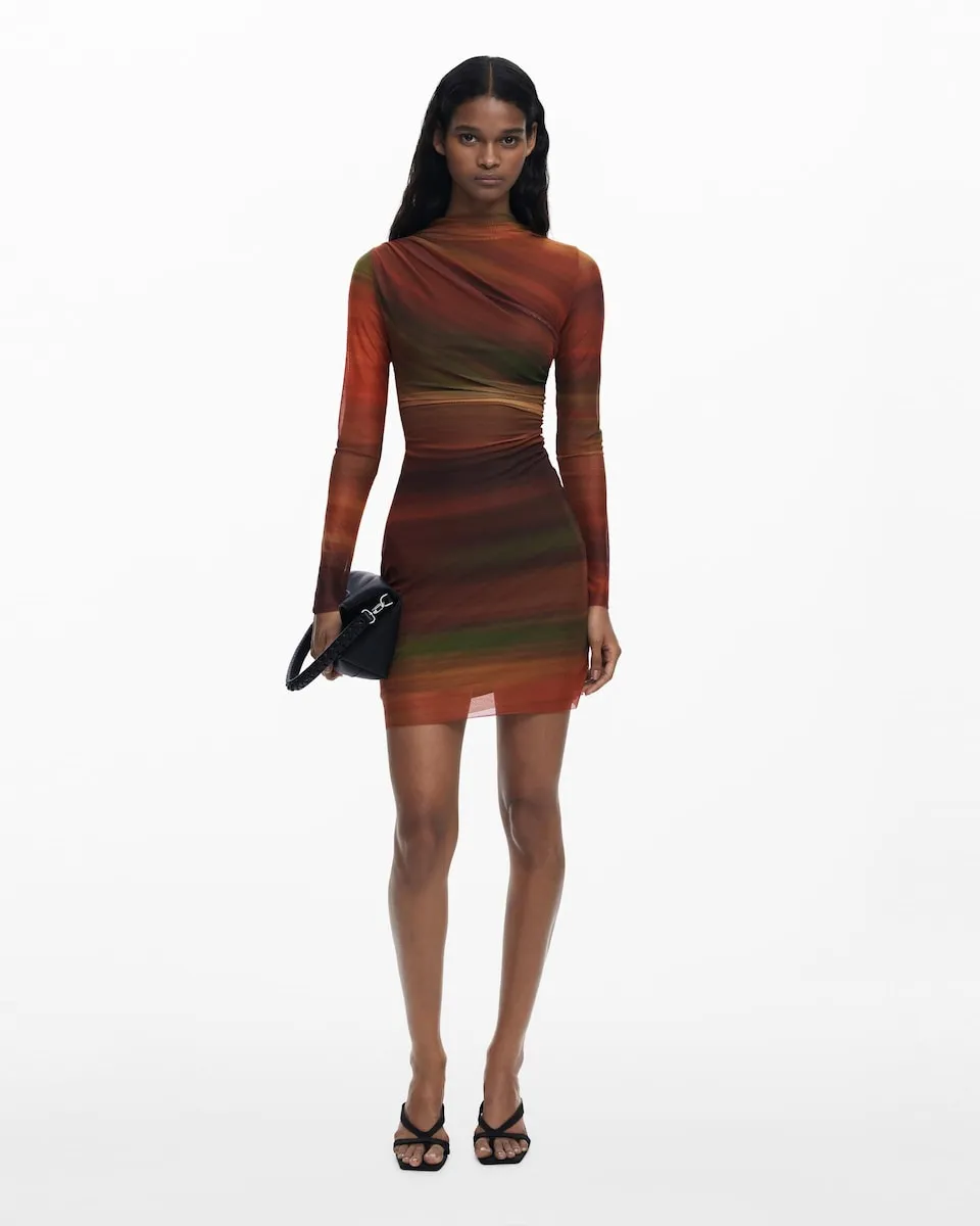 Короткое платье из тюля с драпировкой Desigual, оранжевый
Короткое платье из тюля с драпировкой Desigual, оранжевый