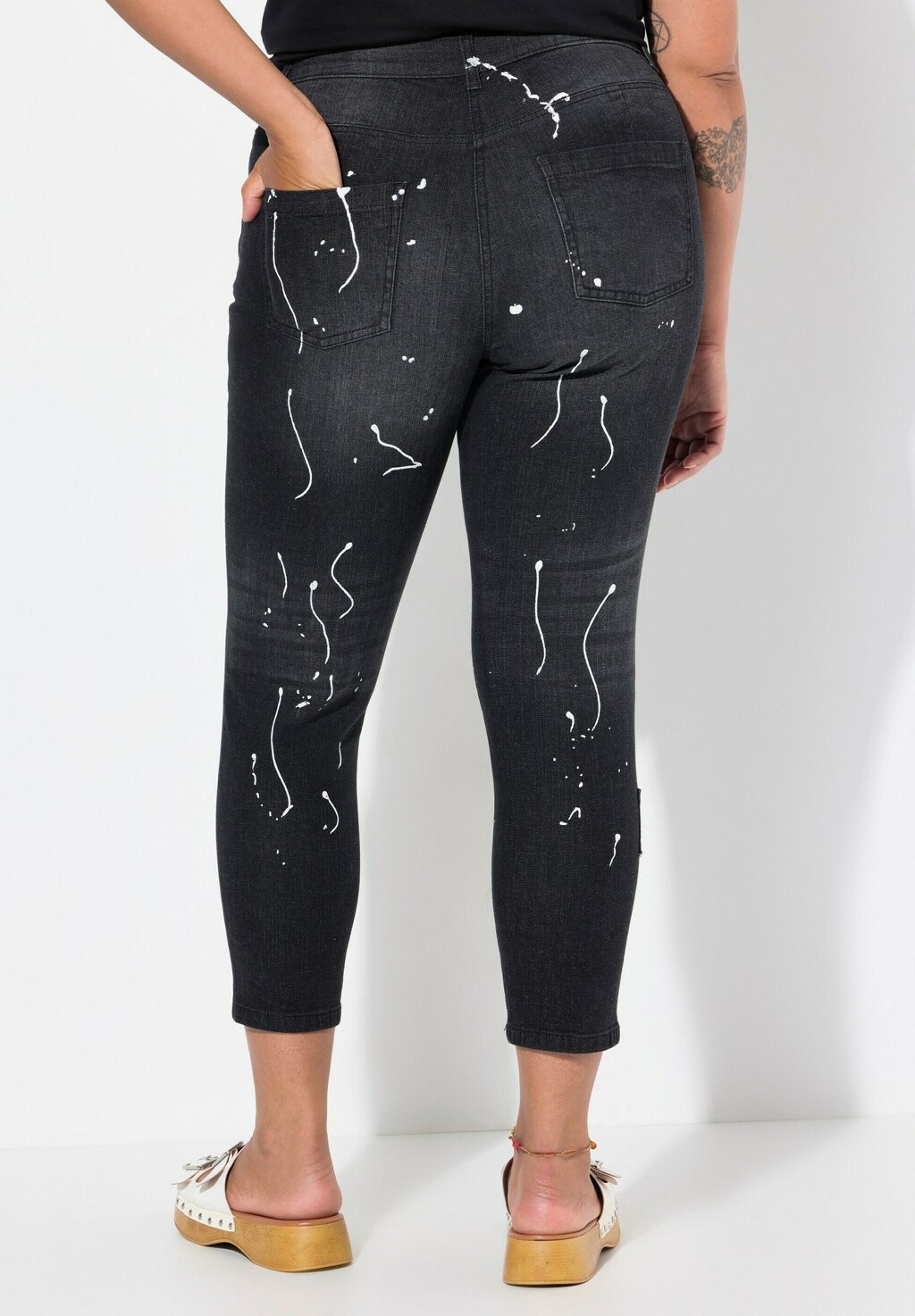 Джинсы облегающего кроя Angel of Style, черный 
Джинсы облегающего кроя Angel of Style, черный