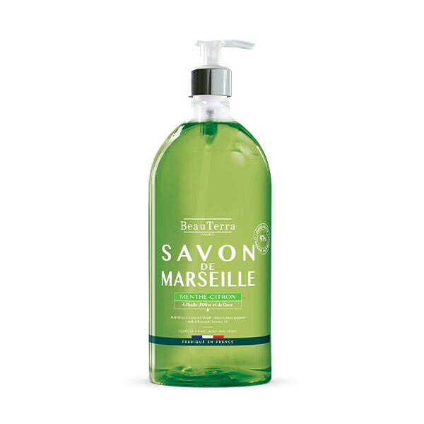 Мятно-лимонное марсельское мыло 300 мл Beauterra
Мятно-лимонное марсельское мыло 300 мл Beauterra