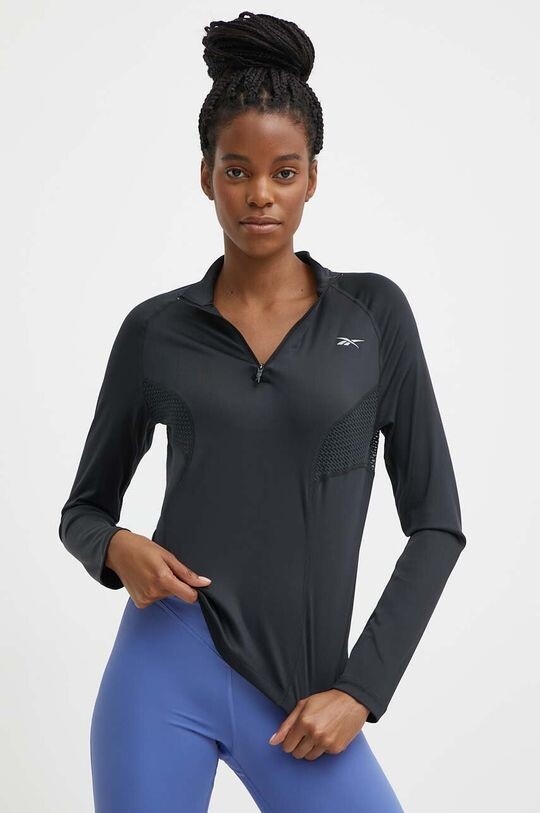 Беговая толстовка Reebok, черный
Беговая толстовка Reebok, черный