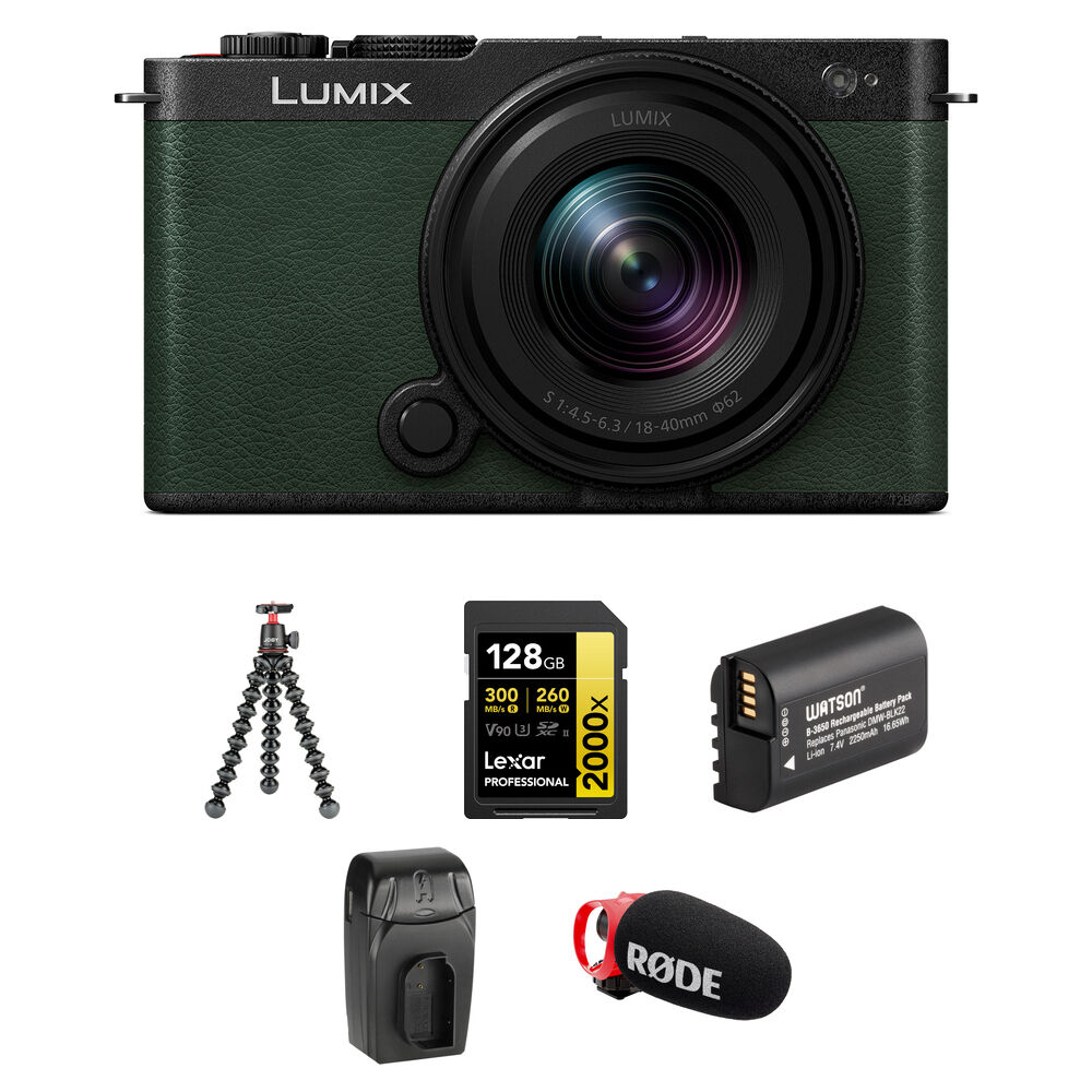 Беззеркальная камера Panasonic Lumix S9 Mirrorless Camera with 18-40mm f/4.5-6.3 Lens
Беззеркальная камера Panasonic Lumix S9 Mirrorless Camera with 18-40mm f/4.5-6.3 Lens