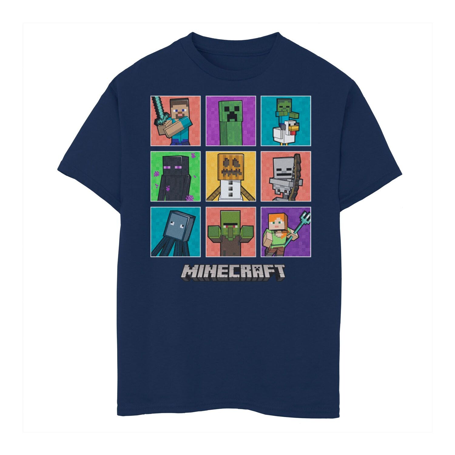 Футболка с графической сеткой и вставкой в виде портрета персонажа Minecraft для мальчиков 8–20 лет Minecraft
Футболка с графической сеткой и вставкой в виде портрета персонажа Minecraft для мальчиков 8–20 лет Minecraft