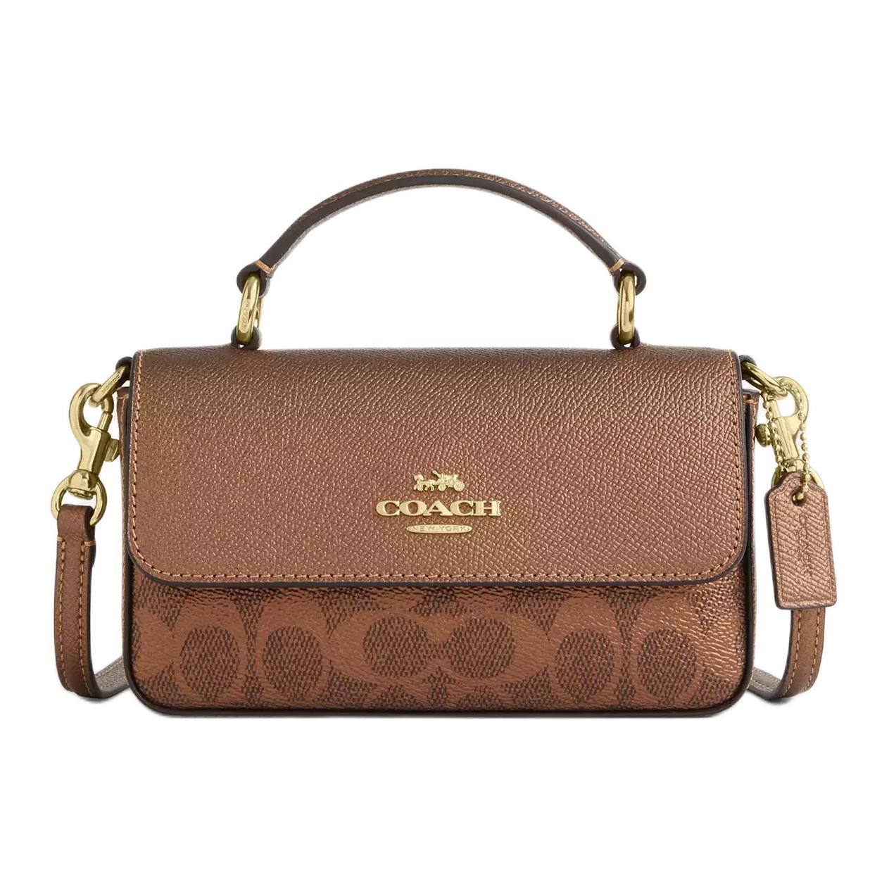 Сумка кроссбоди Josie Coated Canvas с кожаными вставками, маленькая, женская, цвет Copper COACH, basic set (bag+dust bag)
Сумка кроссбоди Josie Coated Canvas с кожаными вставками, маленькая, женская, цвет Copper COACH, basic set (bag+dust bag)