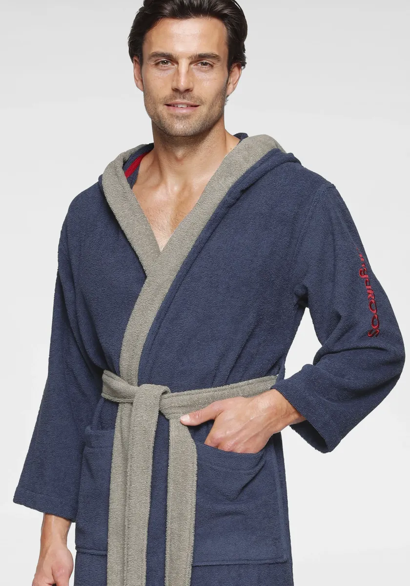 KangaROOS Халат унисекс "Генри" (1 шт.), халаты женские и мужские, вышивка логотипа, S-3XL, цвет морской волны
KangaROOS Халат унисекс "Генри" (1 шт.), халаты женские и мужские, вышивка логотипа, S-3XL, цвет морской волны