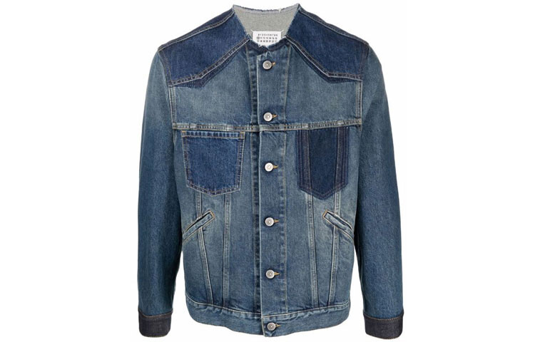Джинсовая куртка мужская джинсовая синяя Maison Margiela, синий
Джинсовая куртка мужская джинсовая синяя Maison Margiela, синий
