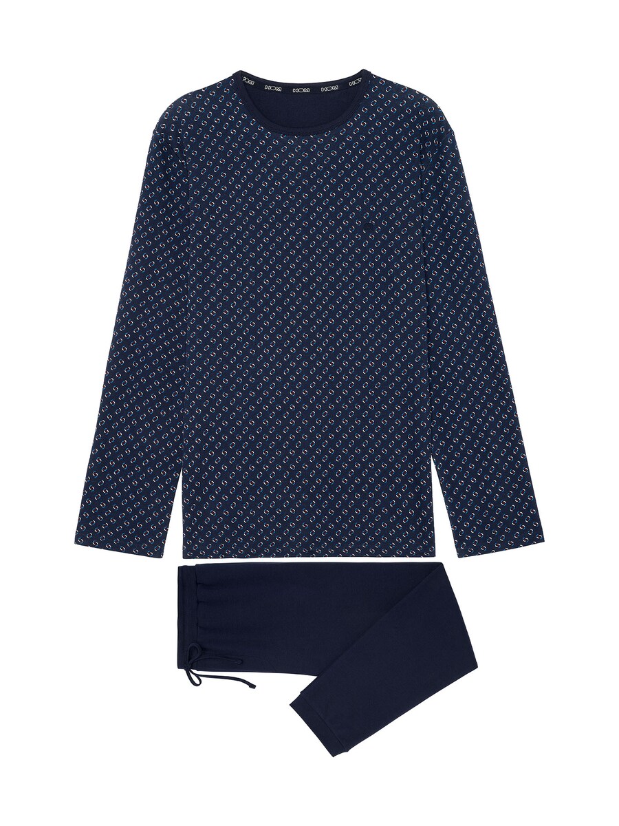 Длинная пижама HOM Cyrus, темно-синий
Длинная пижама HOM Cyrus, темно-синий