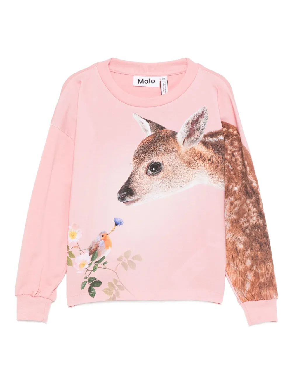 Толстовка с круглым вырезом и принтом спереди Molo, розовый
Толстовка с круглым вырезом и принтом спереди Molo, розовый