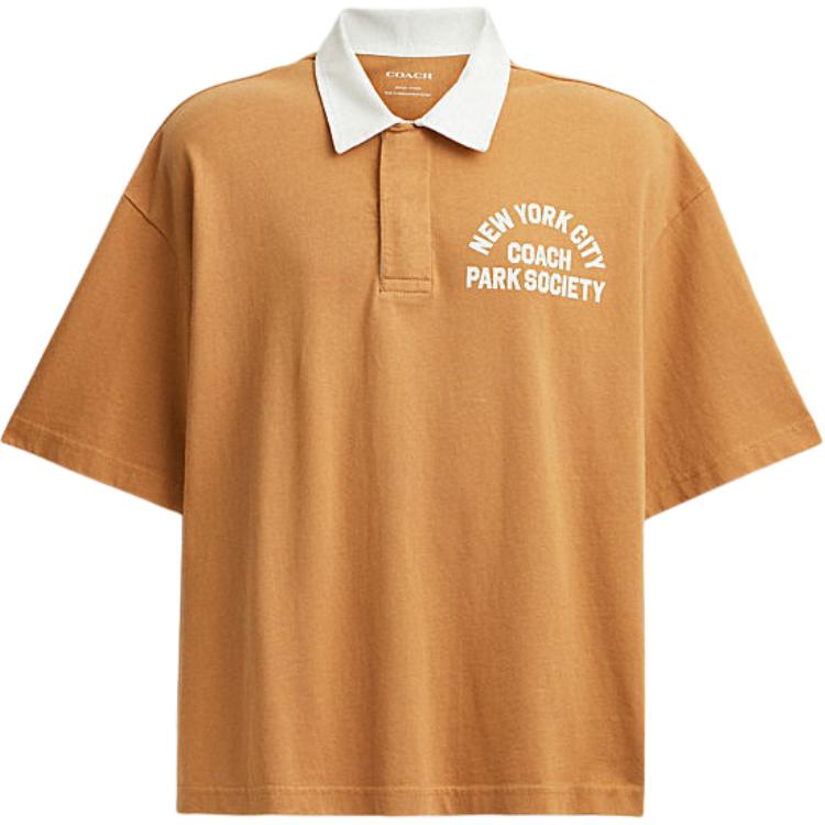 Футболка поло SS24 мужская светло-коричневая COACH
Футболка поло SS24 мужская светло-коричневая COACH