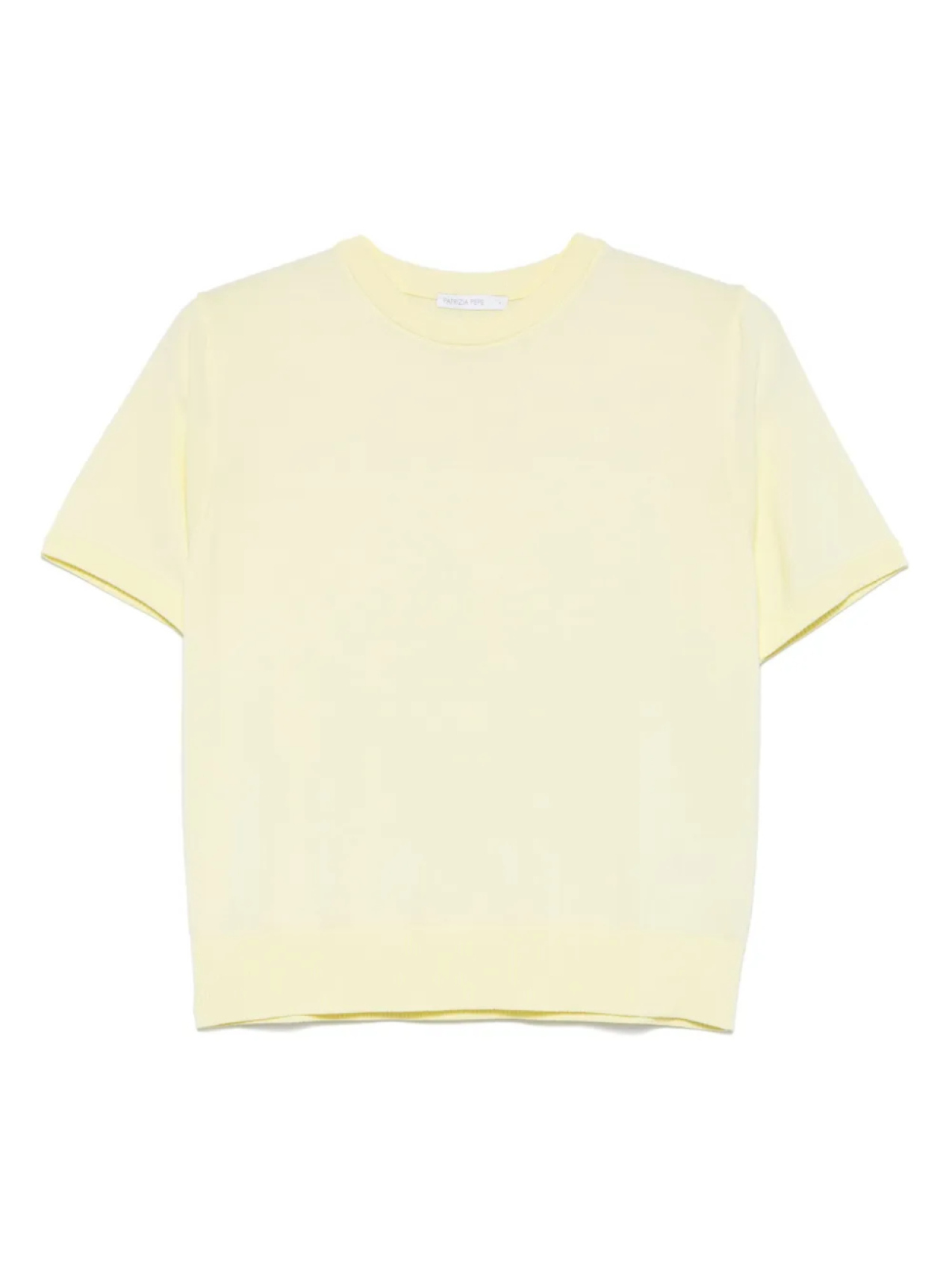 Вязаная футболка Patrizia Pepe, желтый
Вязаная футболка Patrizia Pepe, желтый