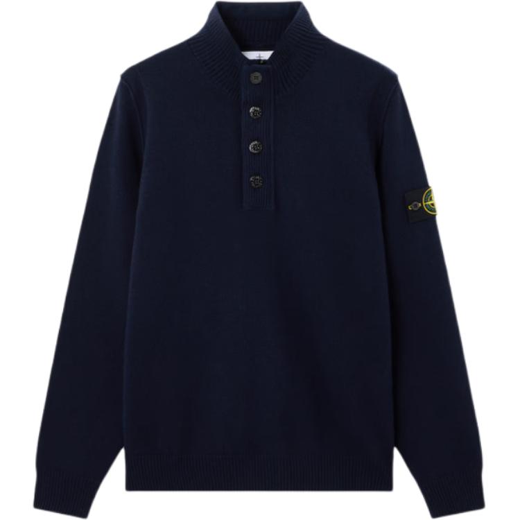 Свитер с высоким воротником и логотипом STONE ISLAND, темно синий
Свитер с высоким воротником и логотипом STONE ISLAND, темно синий