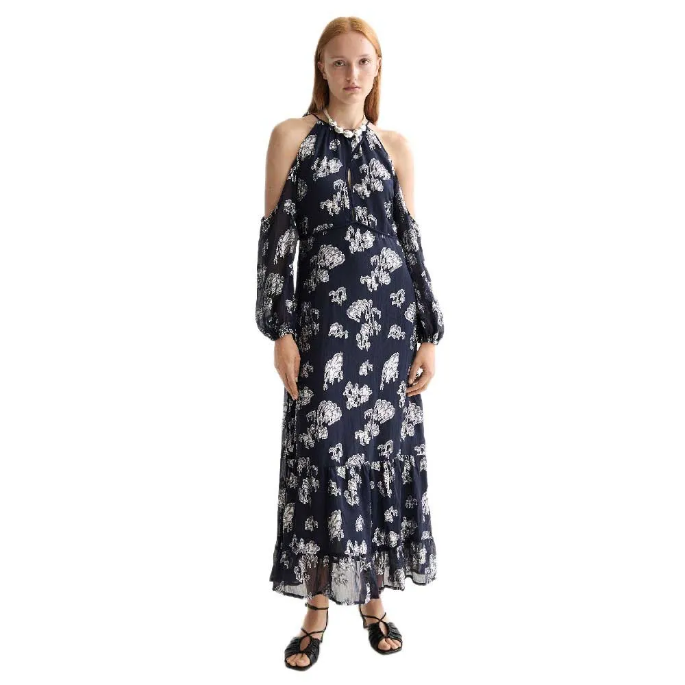 Платье Scotch & Soda Fil Coupe Open Shoulder long, синий
Платье Scotch & Soda Fil Coupe Open Shoulder long, синий