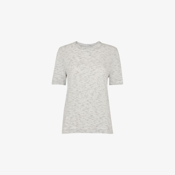 Футболка Whistles Rosa в полоску, серо-белый
Футболка Whistles Rosa в полоску, серо-белый