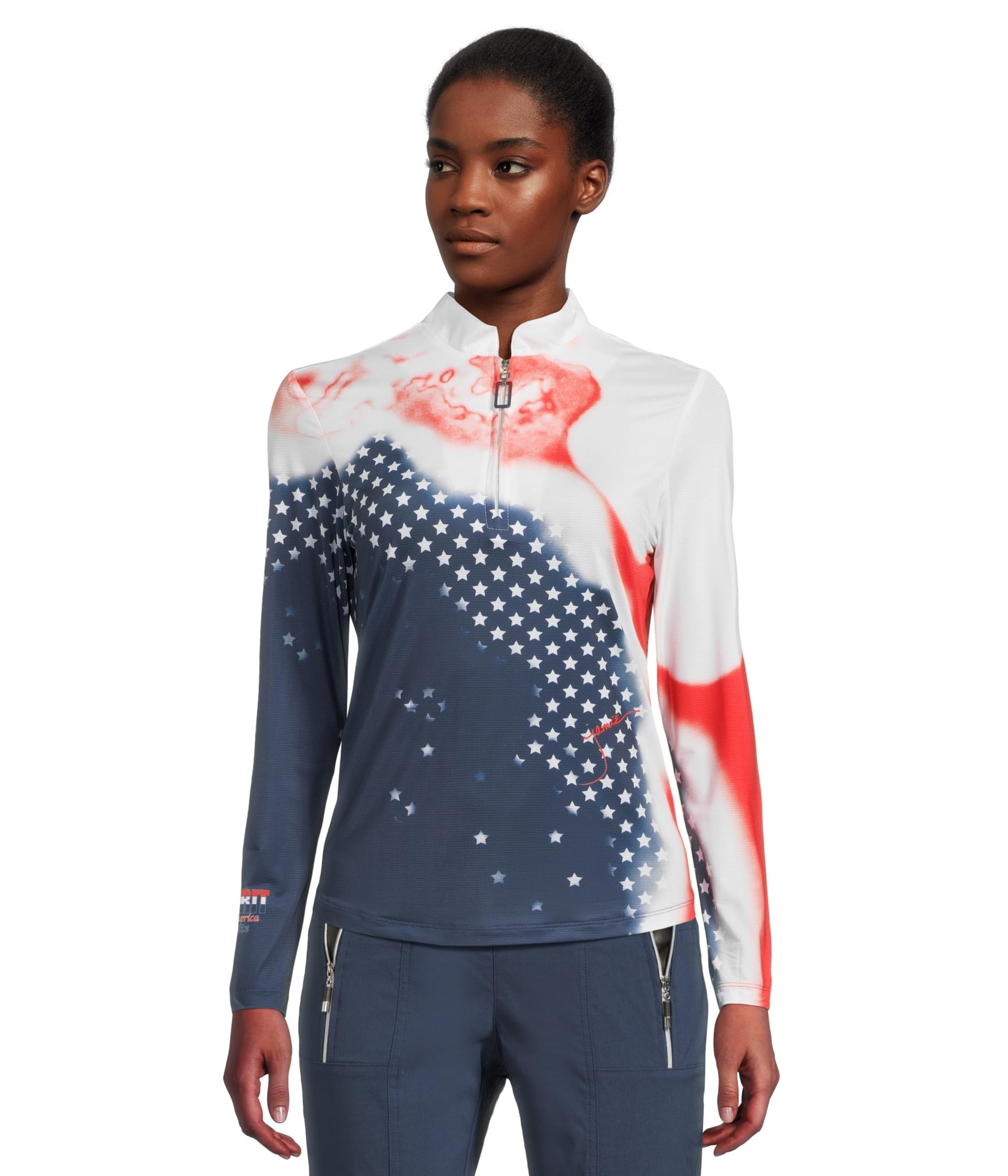 Топ Jamie Sadock Long Sleeve Liberty Print Top, Red/White/Blue
Топ Jamie Sadock Long Sleeve Liberty Print Top, Red/White/Blue