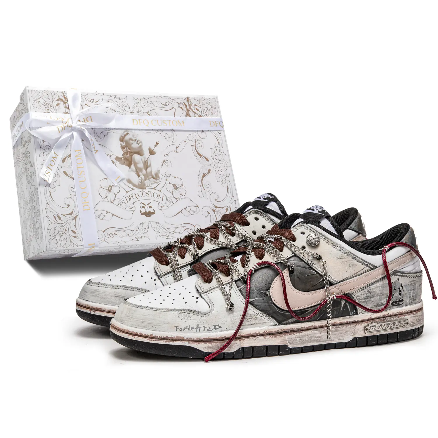 Детские скейтерские кроссовки Dunk Kids Nike, белый
Детские скейтерские кроссовки Dunk Kids Nike, белый