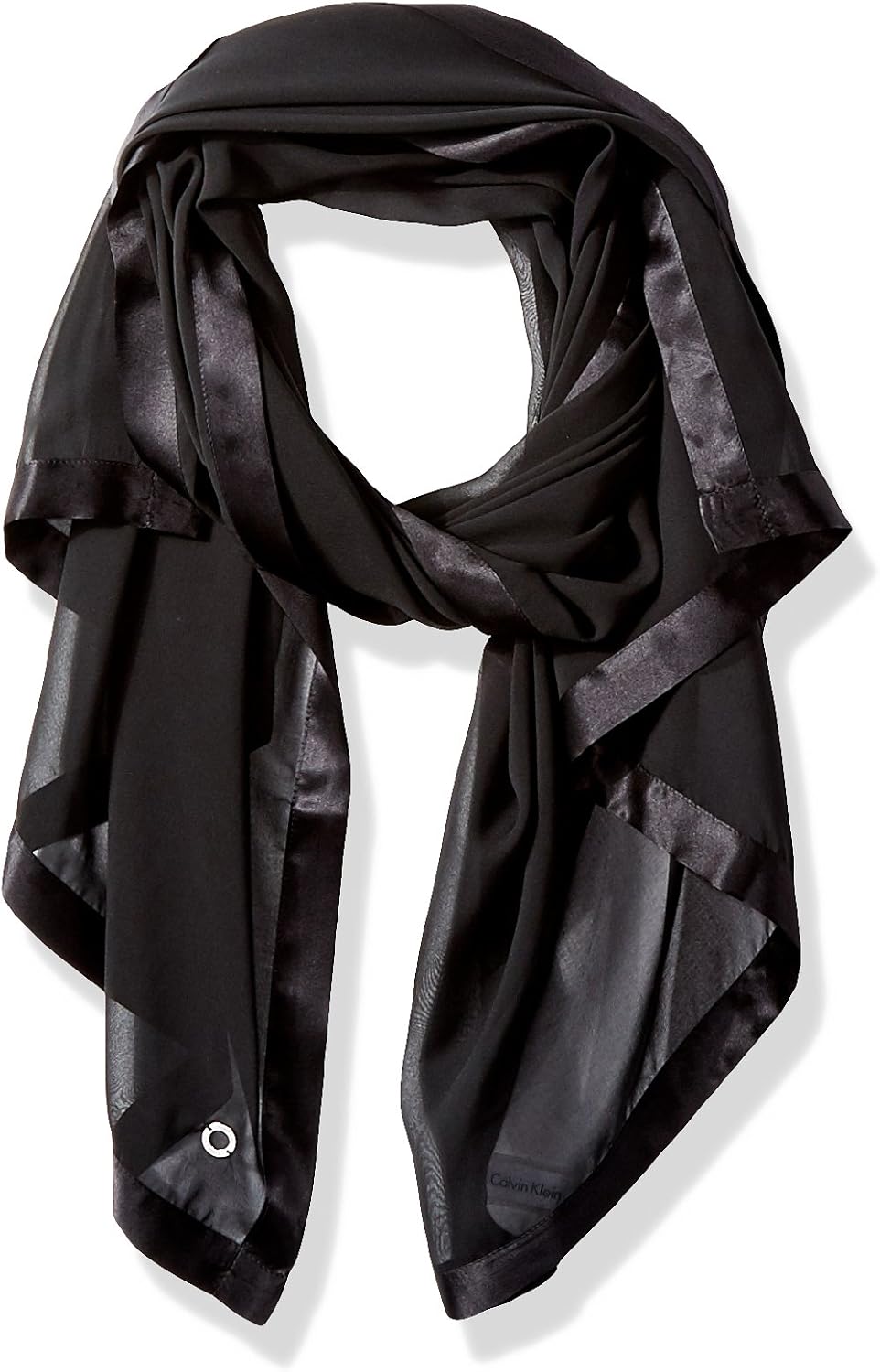 Женский шарф Calvin Klein из атласной каймы из шифона, Deep Black
Женский шарф Calvin Klein из атласной каймы из шифона, Deep Black