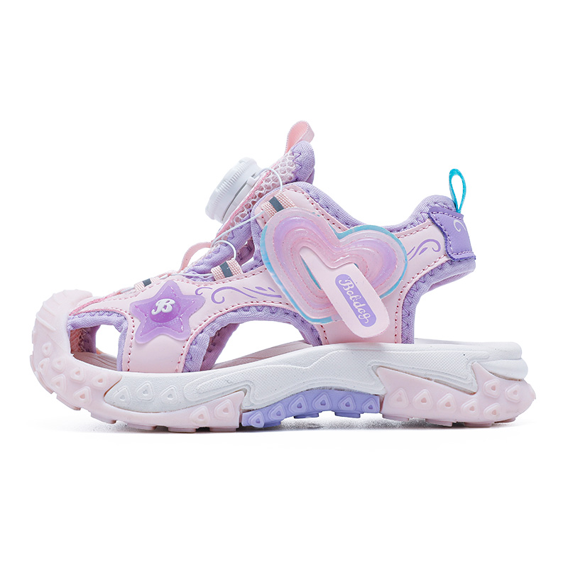 Детские сандалии с низким берцем и дышащей подошвой, устойчивые к ударам BOBDOG, розовый/фиолетовый
Детские сандалии с низким берцем и дышащей подошвой, устойчивые к ударам BOBDOG, розовый/фиолетовый