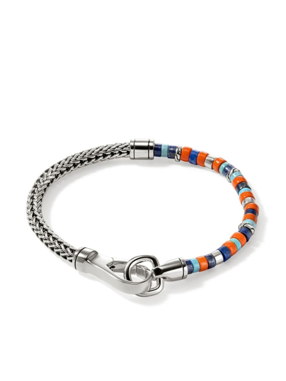 Серебряный браслет Heishi с лазуритом и бирюзой John Hardy 
Серебряный браслет Heishi с лазуритом и бирюзой John Hardy