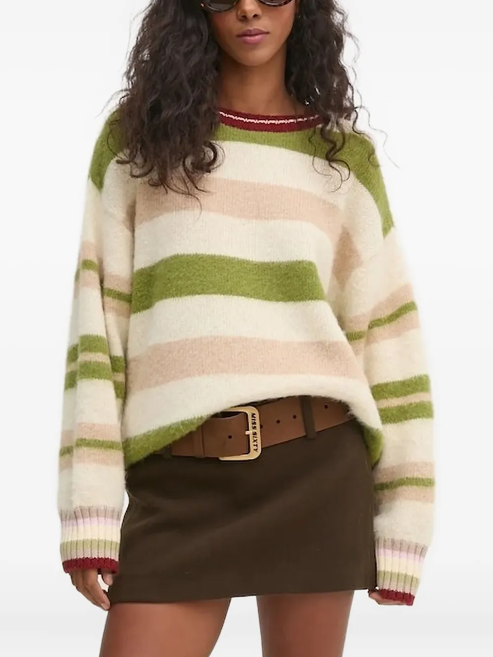 Полосатый свитер с ребристой отделкой Stine Goya, нейтральный
Полосатый свитер с ребристой отделкой Stine Goya, нейтральный