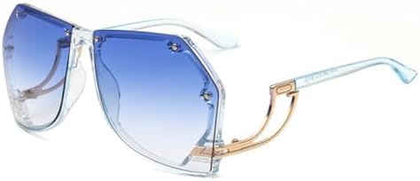 Женские солнцезащитные очки неправильной формы с многоугольными линзами, модель 2027 года, голубые, розовые, ретро-градиентные, океанические, с уникальной оправой MTZJH, Blue F Blue
Женские солнцезащитные очки неправильной формы с многоугольными линзами, модель 2027 года, голубые, розовые, ретро-градиентные, океанические, с уникальной оправой MTZJH, Blue F Blue