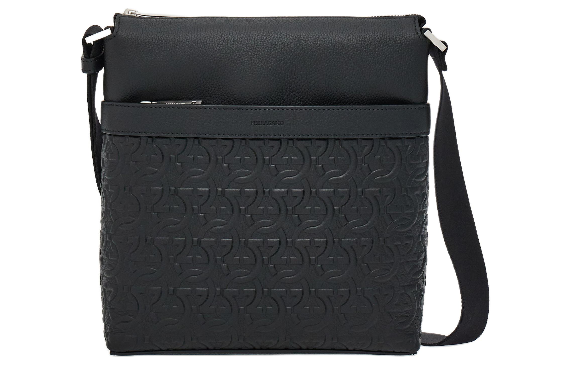 Ferragamo Ганчини кожаная наплечная сумка через плечо мужская черная
Ferragamo Ганчини кожаная наплечная сумка через плечо мужская черная