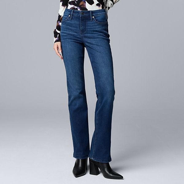 Узкие джинсы bootcut с заниженной талией Simply Vera Vera Wang, Camila Dark Wash
Узкие джинсы bootcut с заниженной талией Simply Vera Vera Wang, Camila Dark Wash