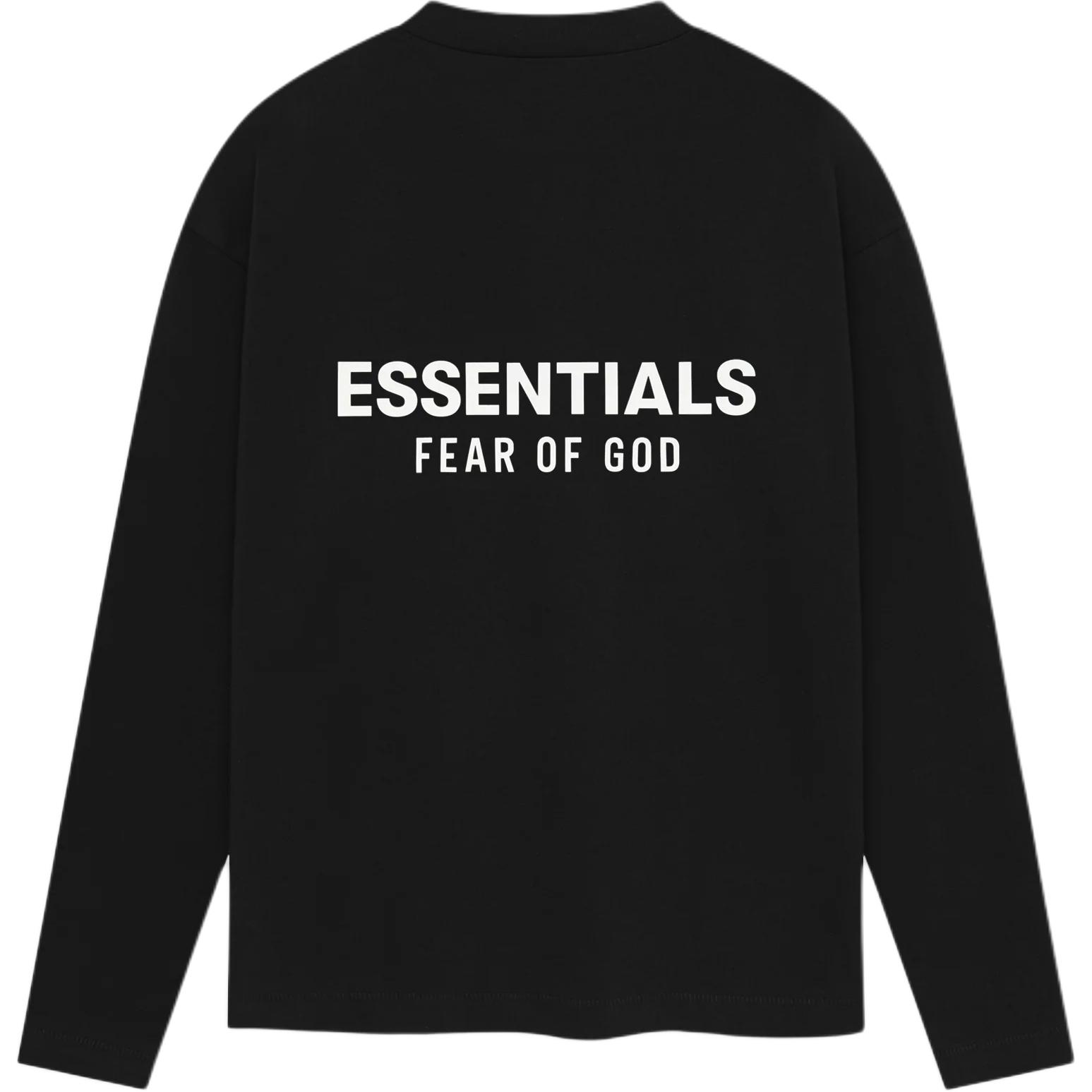 Классическая футболка с длинными рукавами Fear Of God Essentials, черный
Классическая футболка с длинными рукавами Fear Of God Essentials, черный